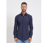 Boss Chemises bleues Blu Blu e verdi 43