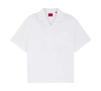 HUGO Chemise Oversize en coton structuré - Style Exolino, 50560633 Blanc S