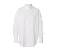 BOSS Chemisier Oversize en popeline de coton - Style C_Bonsta, 50553532 Blanc 42