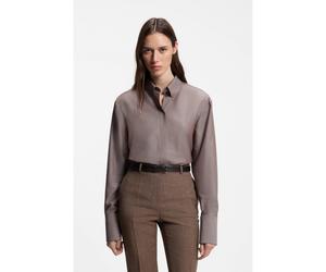 BOSS Chemisier en coton - Style Bella1_FS, 50583797 Taupe 38