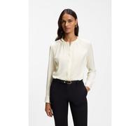 BOSS Chemisier en soie stretch - Style Banorah, 50571073 Naturel 34