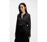 BOSS Chemisier en soie stretch - Style Bonya, 50571068 Noir 42