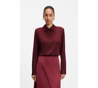 BOSS Chemisier en soie stretch - Style Bonya, 50571068 Rouge sombre 46