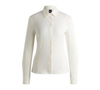 BOSS Chemisier Extra Slim en jersey de coton - Style Birdie_Tuesday, 50531518 Blanc 44