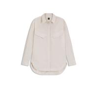 BOSS Chemisier Oversize en coton à rayures - Style C_Bostaffa_1, 50543554 Beige clair 44