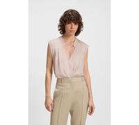 BOSS Chemisier Regular en soie stretch - Style Basina, 50548238 Rose clair 38