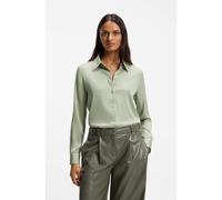 BOSS Chemisier Regular en soie stretch - Style Bonya, 50571068 Chaux 40