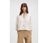 BOSS Chemisier Regular en voile de coton façonné - Style C_Brodes, 50546176 Naturel 42