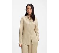 BOSS Chemisier Regular Fit avec fermeture invisible - Style Beruta2, 50562889 Beige clair 36