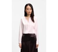 BOSS Chemisier Regular sans col en soie stretch - Style Banorah, 50538481 Rose clair 48