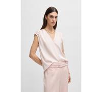 BOSS Chemisier sans manches en satin de soie stretch - Style Binadi, 50540616 Rose clair 44
