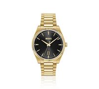 BOSS Cheswick Montre dorée à lunette cannelée - Style CHESWICK, 58733269 Couleur dorée pcs.