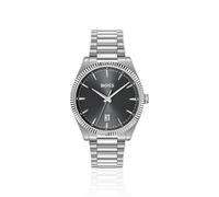 BOSS Cheswick Montre en acier inoxydable à lunette cannelée - Style CHESWICK, 58733267 Couleur argentée pcs.