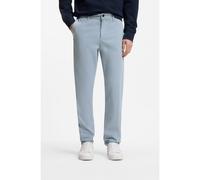 BOSS Chino coupe fuselée en satin de coton stretch - Style Chino_tapered, 50510917 bleu clair 36/34