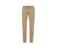 Hugo Boss Pantalon Chino Slim Satin de coton stretch Marron Taille 31/32