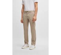 BOSS Chino Regular en gabardine de coton stretch - Style Crigan3-D, 50487976 Beige clair 44