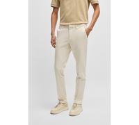 BOSS Chino Slim en gabardine de coton stretch - Style Kaito1, 50487966 Naturel 106