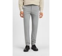 BOSS Chino Slim en satin de coton stretch - Style Chino_slim, 50510933 Argent 36/36