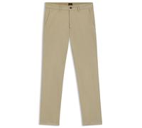 BOSS Chino Slim en satin de coton stretch - Style Chino_slim, 50510933 Beige 33/30