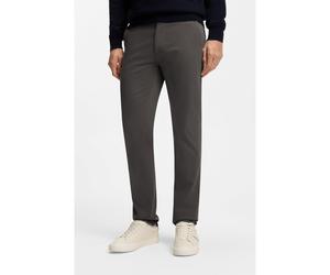 BOSS Chino Slim en satin de coton stretch - Style Chino_slim, 50510933 Gris sombre 32/30