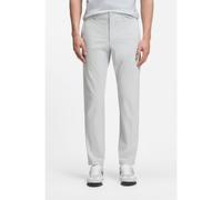 BOSS Chino Slim en seersucker stretch - Style T_Commuter TSR, 50541372 Gris chiné XXL
