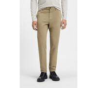 BOSS Chino Tapered en satin de coton stretch - Style Chino_tapered, 50510917 Beige 33/34