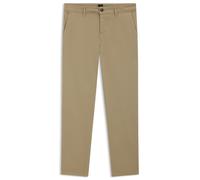 BOSS Chino Tapered en satin de coton stretch - Style Chino_tapered, 50510917 Beige 36/30