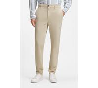 BOSS Chino Tapered en satin de coton stretch - Style Chino_tapered, 50510917 Beige clair 31/34