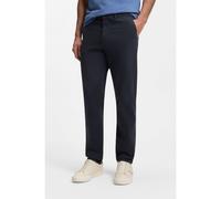 BOSS Chino Tapered en satin de coton stretch - Style Chino_tapered, 50510917 Bleu foncé 30/34