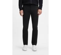 BOSS Chino Tapered en satin de coton stretch - Style Chino_tapered, 50510917 Noir 36/30