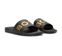 Hugo Boss Mules Aryeh Slid confectionnées en Italie grand logo Hommes