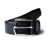 Boss Claus Ceinture Cuir 100 cm bleu