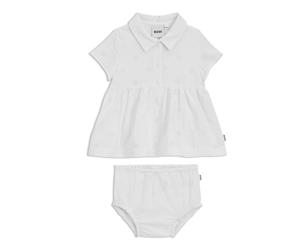 BOSS Coffret cadeau robe et bloomer pour bébé - Style J52183/10P12M, J52183 Blanc 67