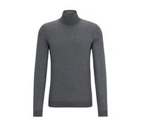 Boss - Col roulés - Homme - Pulls - Gris - Taille: M
