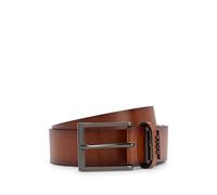 BOSS Cole-Ant Sz35 Ceinture pour homme en cuir italien avec passant de logo, Medium Brown210, 110 cm
