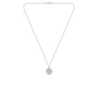 BOSS Collier argenté avec pendentif médaillon - Style NORTH, HB1580841 Couleur argentée pcs.