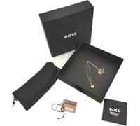 BOSS Collier Femme Médaillon Or Jaune 1580300 Costume élégant accessoire