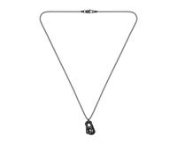 BOSS Jewelry Collier avec Pendentif pour Homme Collection KODE en Acier Inoxydable Noir - 1580782