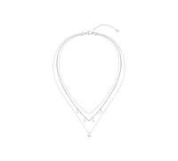 BOSS Collier trois chaînes argentées avec breloques gouttelettes - Style SELENA, HB1580765 Couleur argentée pcs.