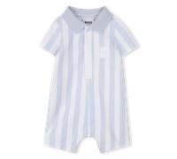 BOSS Combishort bébé en coton à rayures avec col polo - Style J53032/24901M, J53032 bleu clair 67
