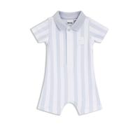 BOSS Combishort bébé en coton à rayures avec col polo - Style J53032/77106M, J53032 bleu clair 60
