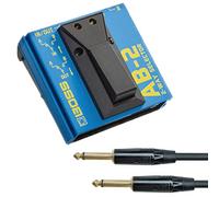 Boss Commutateur AB-2 A/B 2 voies - Interrupteur à pied + câble jack Keepdrum