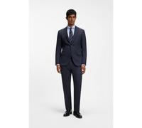 BOSS Costume deux pièces en tissu infroissable à micro motif - Style H-Jasper-2Pcs-C-253, 50576858 Bleu foncé 54