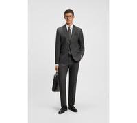 BOSS Costume deux pièces Regular en laine et lin - Style H-Jeckson-2Pcs-224, 50555419 Vert sombre 54