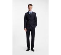 BOSS Costume deux pièces Slim en laine stretch à rayures - Style H-Huge-2Pcs-DB-264, 50571959 Rayures bleues 52