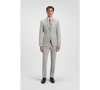 BOSS Costume deux pièces Slim en laine vierge à motif - Style H-Huge-2Pcs-Peak-242, 50555431 Argent 54