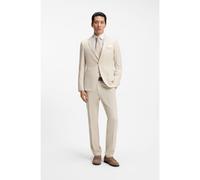 BOSS Costume deux pièces Slim en tissu à micro motif - Style H-Huge-2Pcs-253, 50561834 Beige clair 48