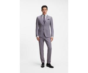 BOSS Costume deux pièces Slim en tissu à micro motif - Style H-Huge-2Pcs-253, 50561834 Lilas 52