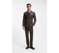 BOSS Costume deux pièces Slim Fit en coton stretch - Style C-Huge-2Pcs-DB-262, 50561848 Marron foncé 50