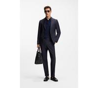 BOSS Costume deux pièces Slim Fit en twill de laine vierge - Style C-Huge-2Pcs-PK-261, 50557281 Bleu foncé 56